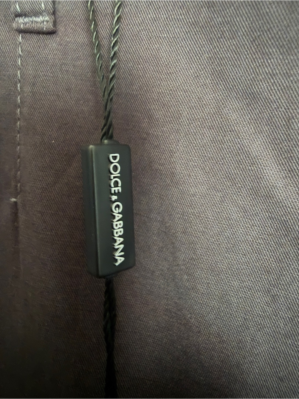 Dolce & Gabbana Gray Linen Cotton Pants Slacks NWT Italy Size 36x32 or IT 50 - Picture 15 of 15